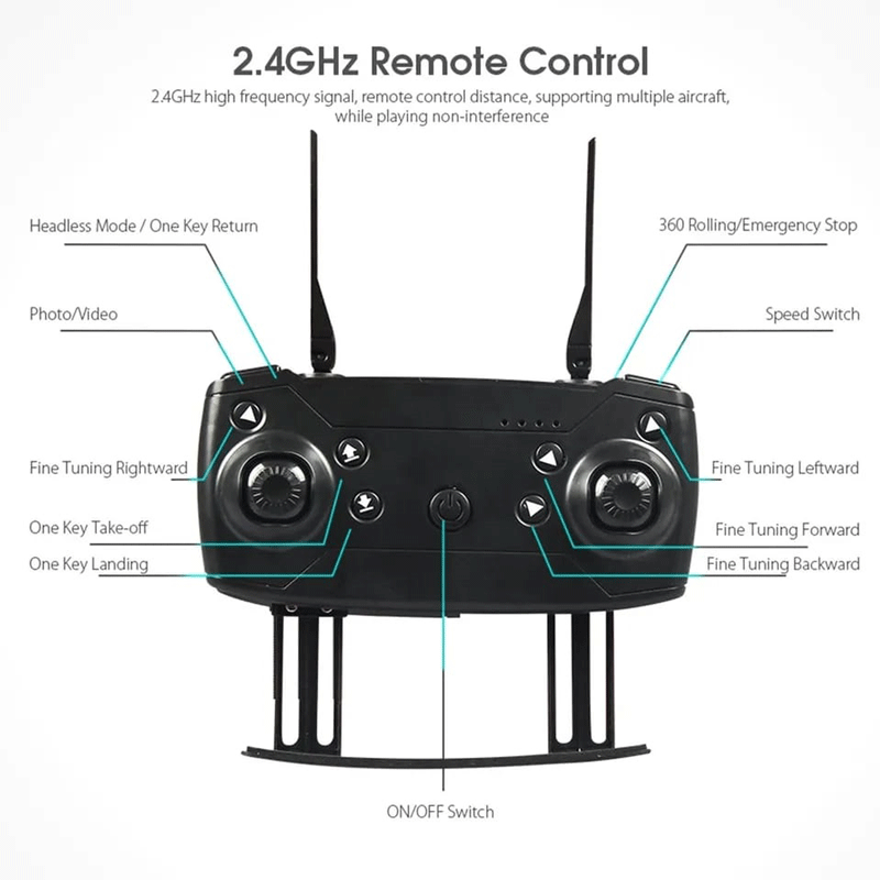 Dron Acrobático con Control Remoto