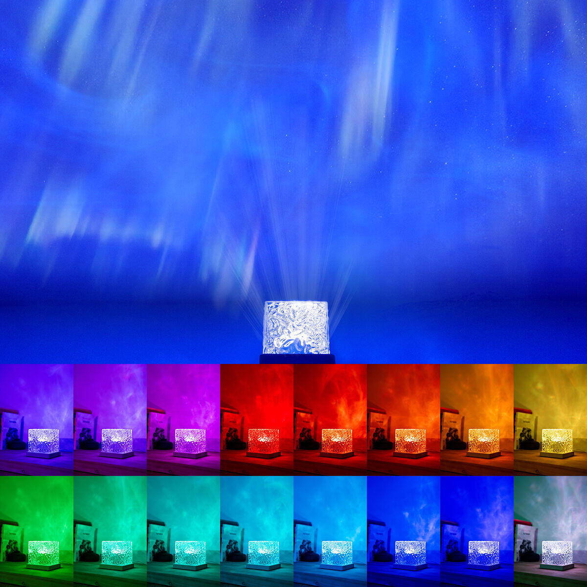 Proyector LED de Auroras Boreales