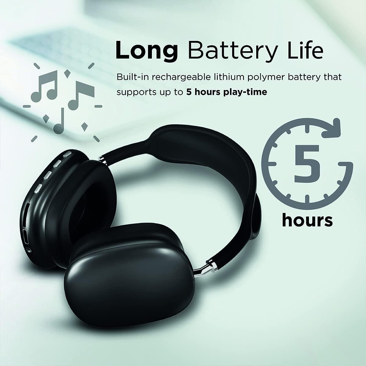 Auriculares Bluetooth Negro Sin Funda