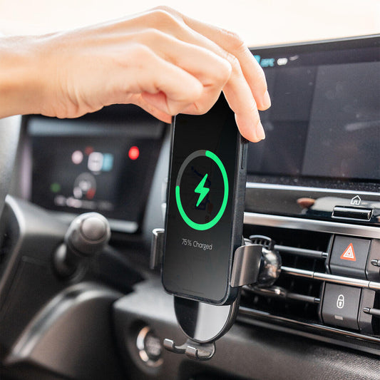 Soporte Cargador Rápido Inalámbrico para Coche