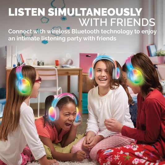 Auriculares Inalámbricos con Luces LED Multicolor
